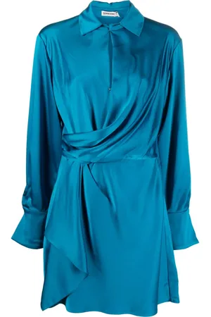 Simkhai Drapiertes Talid Seidenkleid