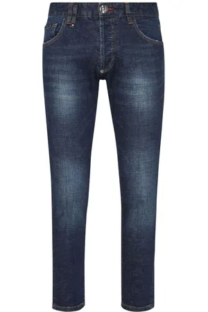 Philipp Plein Halbhohe Skinny-Jeans
