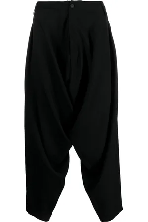 YOHJI YAMAMOTO Drapierte Army Tapered-Hose