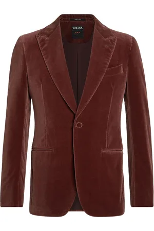 Ermenegildo Zegna Single-breasted velvet blazer