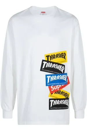 Supreme X Thrasher T-Shirt mit Logo