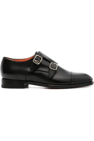 santoni Loafer mit Logo-Schild