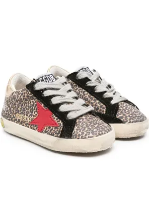 Golden Goose Super Star Sneakers mit Leo-Print