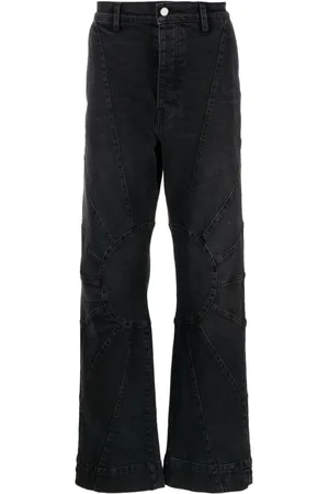 Nahmias Straight-Leg-Jeans mit Einsätzen