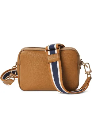 SHINOLA Camera Umhängetasche aus strukturiertem Leder