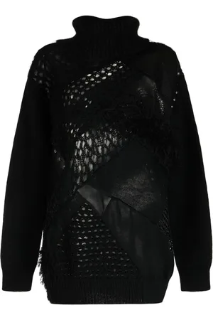 JUNYA WATANABE Rollkragenpullover mit Kontrasteinsätzen