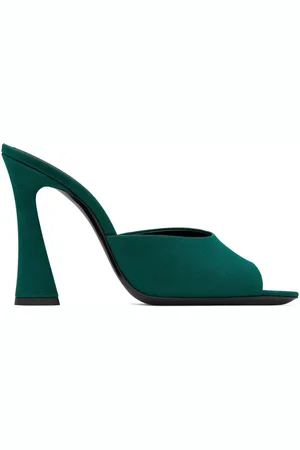 Saint Laurent Suite Sandalen aus Seide 105mm