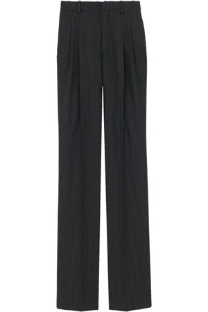 Saint Laurent Gestreifte Schlaghose