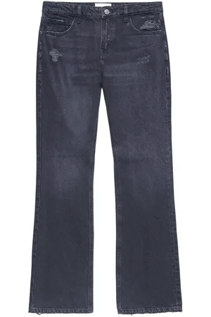 Frame Tief sitzende Schlagjeans
