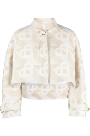 Casablanca Cropped-Jacke mit Logo
