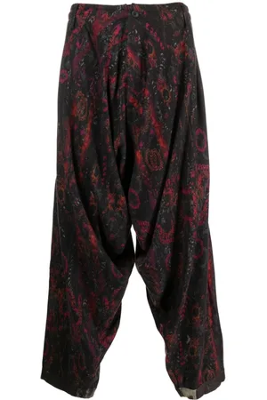 YOHJI YAMAMOTO Hose mit Blumenmuster