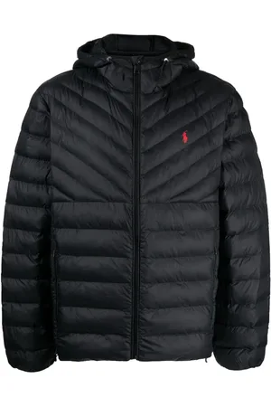 Ralph Lauren Gefütterte Jacke mit Polo Pony