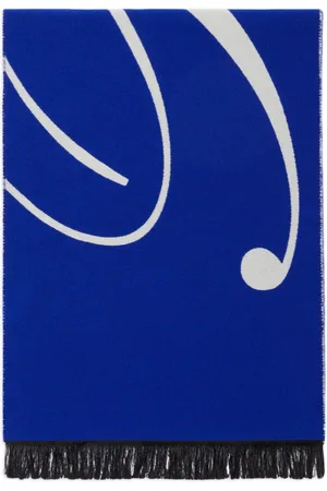 Burberry Intarsien-Schal mit Logo