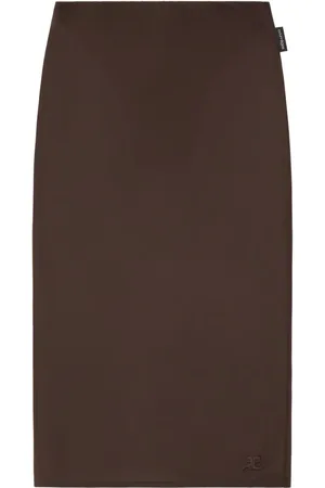 Courrèges Semi-transparenter Midirock