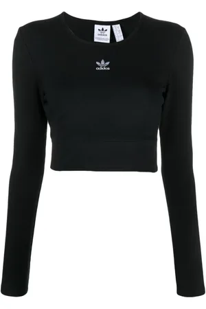 adidas Geripptes Essential Cropped-Oberteil