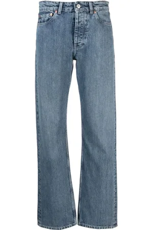 OUR LEGACY Halbhohe Linear Straight-Leg-Jeans