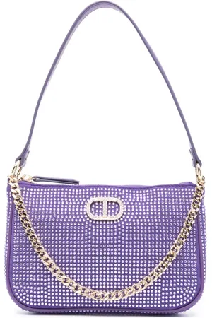 Twin-Set Petite Schultertasche mit Strass