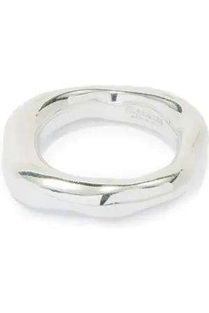 Jil Sander Ring mit graviertem Logo