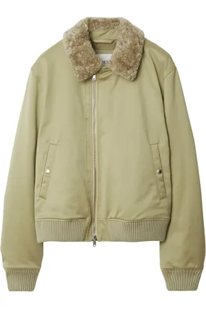 Burberry Bomberjacke mit Shearling-Kragen