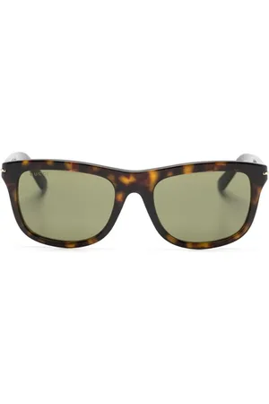 Gucci Eckige Sonnenbrille in Schildpattoptik