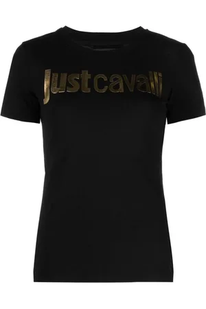 Roberto Cavalli T-Shirt mit Logo-Prägung