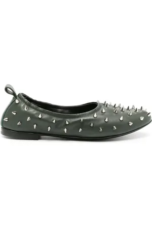 AGL ATTILIO GIUSTI LEOMBRUNI Milly Ballerinas mit spitzen Nieten