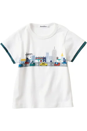 Familiar T-Shirt mit Cartoon-Print