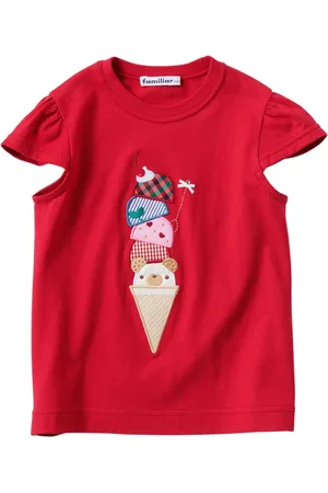 Familiar T-Shirt mit Eiscreme-Applikation