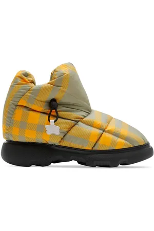 Burberry Gepolsterte Pillow Stiefel mit Check