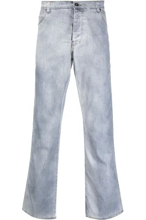 RANRA Gerade Jeans mit Stone-Wash-Effekt