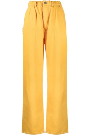 MIRA MIKATI Straight-Leg-Jeans mit Kontrastnaht