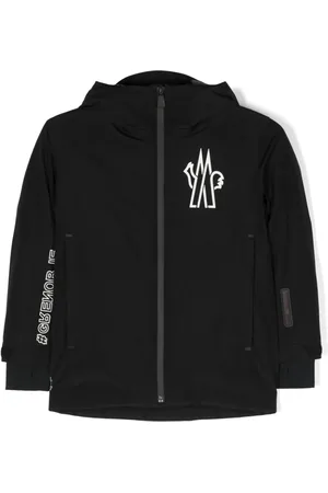 Moncler Kapuzenjacke mit Logo-Print