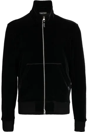 Tom Ford Jacke aus Samt mit Reißverschluss
