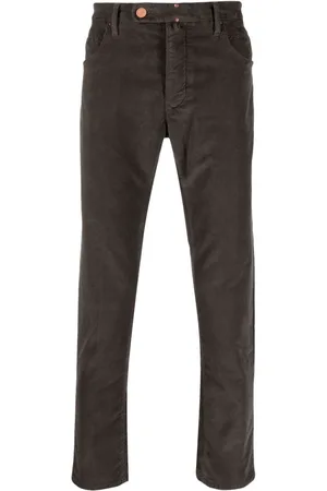 Incotex Schmale Chino aus Cord
