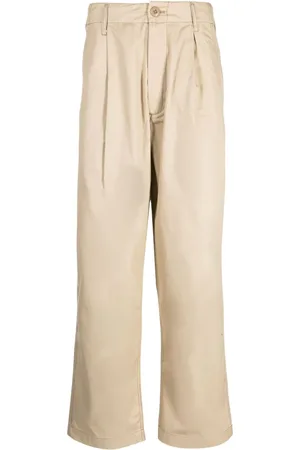 Chocoolate Wide-Leg-Hose mit Bundfalten