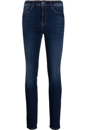 Emporio Armani Skinny-Jeans mit Logo-Stickerei