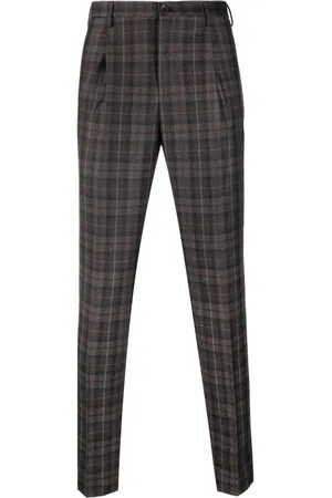 Incotex Tapered-Hose mit Karomuster