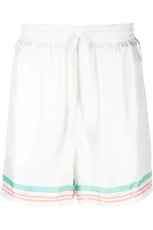 Casablanca Tennis Club Icon Shorts aus Seide