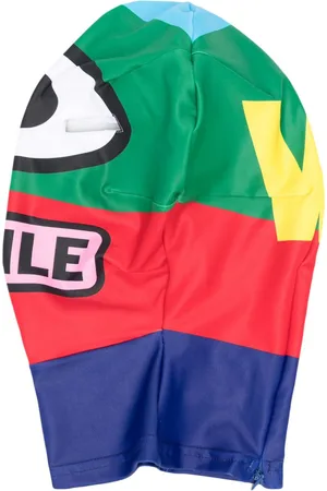 WALTER VAN BEIRENDONCK Mundschutz in Colour-Block-Optik
