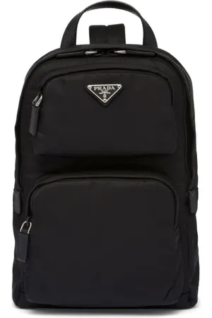 Prada Rucksack mit Emaille-Logo