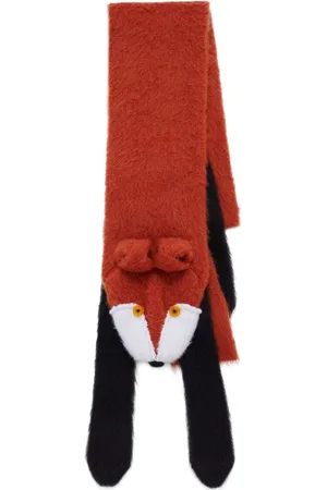 Marni Gestrickter Schal mit Fuchs