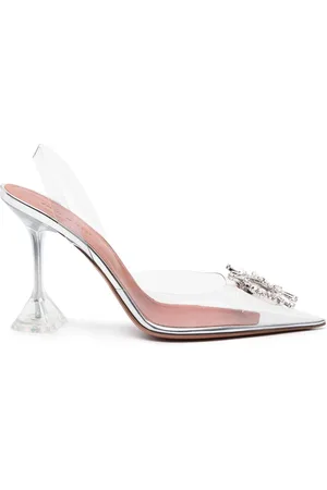 Amina Muaddi Begum Glass Slingback-Pumps 95mm