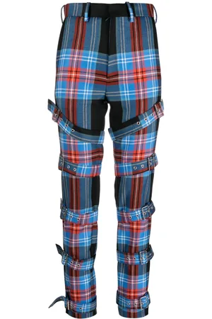 Charles Jeffrey Loverboy Hose mit Schottenkaro