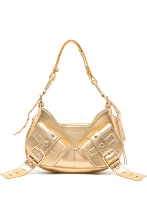 BIASIA Schultertasche in Metallic-Optik