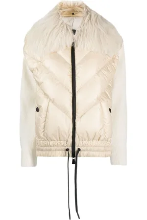 Moncler Strickjacke mit Kontrasteinsätzen