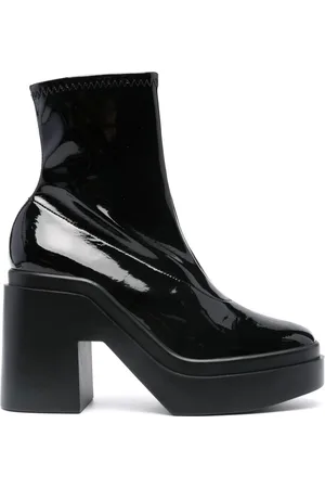 Robert Clergerie Stiefeletten aus Lackleder 100mm