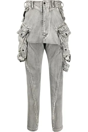 JULIUS Plaster Baggy-Jeans mit aufgesetzten Taschen