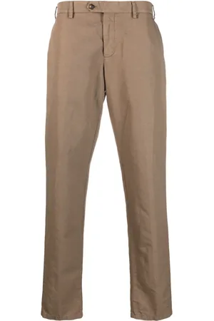 LARDINI Leinenhose mit geradem Bein