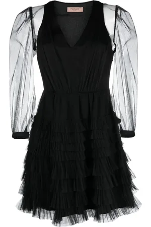 Twin-Set Transparentes Minikleid