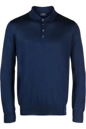 BARBA Gestricktes Poloshirt